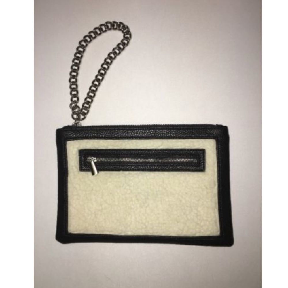 Express Black Multi-Color Clutch Wristlet NWOT